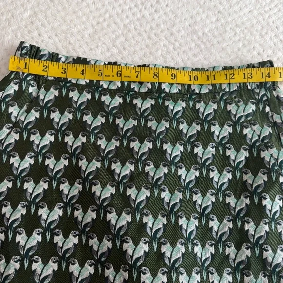 Maje parrot jacquard skort sz40